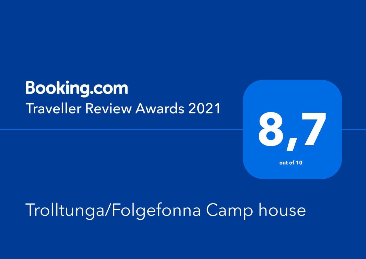 Trolltunga/Folgefonna Camp House Villa Jondal Bagian luar foto